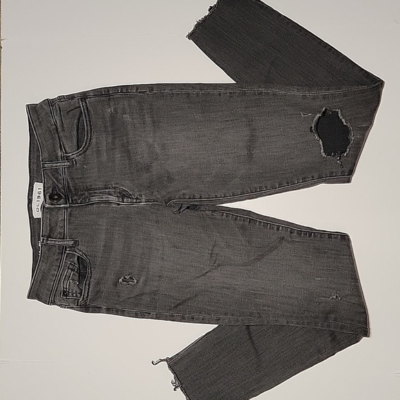 DL 1961 JAxDL No.3 Instasculpt Skinny Jeans Denim Pants Weathered Distressed 26 - Picture 7 of 16